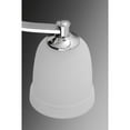 thumbnail image 2 of Topsail Collection Four-Light Polished Chrome Etched Parchment Glass Coastal Bath Vanity Light, 2 of 7