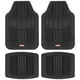 thumbnail image 1 of Motor Trend DualFlex Alfombrillas de goma para coche, camión, furgoneta y SUV - Alfombrillas impermeables para el suelo del coche con canales de drenaje Alfombrillas para todo tipo de clima con diseño, 1 of 5