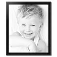 thumbnail image 2 of ArtToFrames 29" x 35" Matte Black with Beads Picture Frame, 29x35 inch Black Wood Poster Frame (WOM-4065), 2 of 8