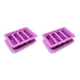 thumbnail image 2 of Bewildely Molde para mantequilla, bandeja para hacer mantequilla de cocina de silicona, fabricante de mantequilla de cocina de silicona, molde Violeta 2Conjunto, 2 of 6