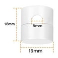 thumbnail image 2 of 6 Pack Ceiling Hooks for Ceiling Hanging Lights, Pendant Light Hook for Ceiling Lamp, Ceiling Hooks, DIY Lamp White, 2 of 7