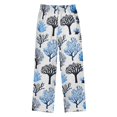 thumbnail image 2 of joogoo Blue Coral Pajama Pants Pj Bottoms Sleepwear Lounge L, 2 of 9
