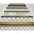 thumbnail image 4 of HomeRoots 400397 6 x 6 in. Sage Gray Fleur Removable Peel & Stick Tiles, 4 of 9