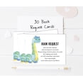 thumbnail image 3 of Inkdotpot 30Dinosaur Jungle Animals Baby Shower Book Request Cards Bring A Book Instead Of A Card Baby Shower Invitations Inserts Games, 3 of 6