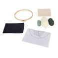 thumbnail image 1 of Embroidery Starter Kit, 7.9in Hoop Decorative Punch Needle Kit  For Handicraft, 1 of 8