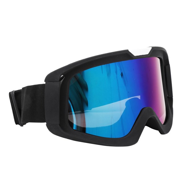 Riding Eye Protector, Windproof Goggles Anti-drop With Adjustable Strap For Outdoor Cycling Mountaineering, Riding, Daily Travel, Mountain Climbing Black Frame Colorful Lens