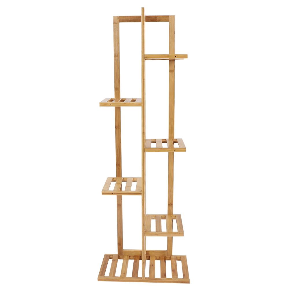 Herwey Wood Plant Stand Solid Flowers Plant Rack Shelves Display Shelf