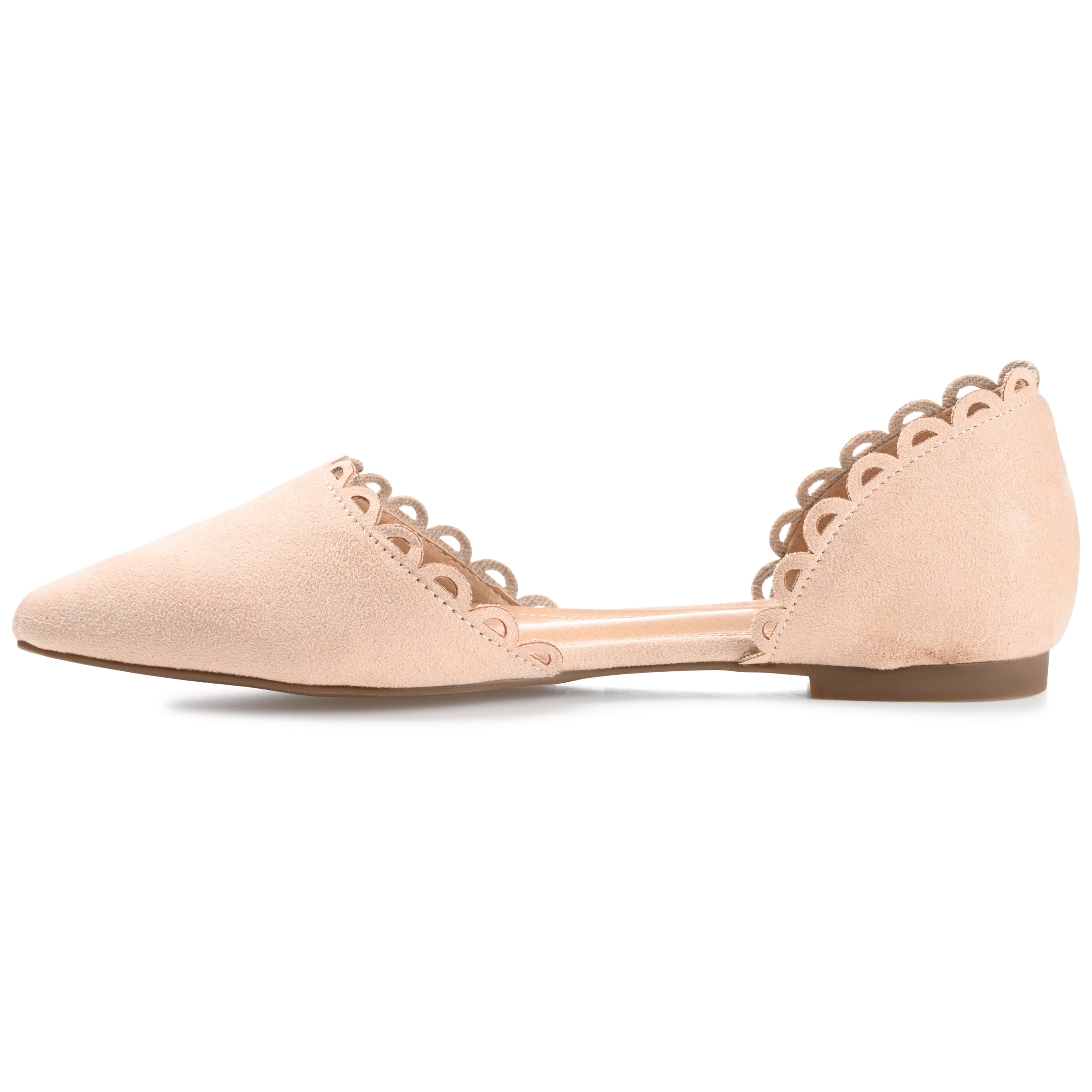 Journee Womens Jezlin Slip On Almond Toe Ballet Flats, Widths Available