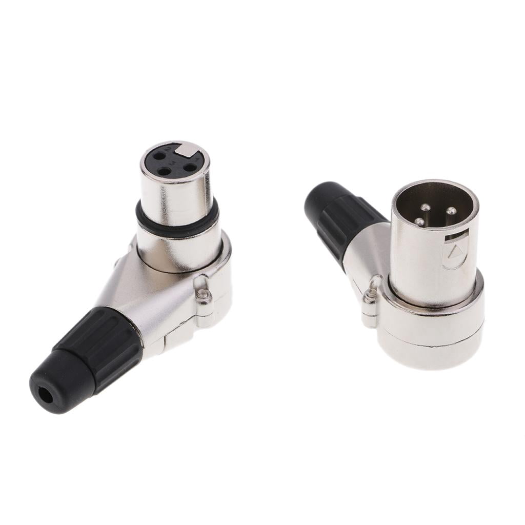 Tachiuwa XLR Connectors Male And Female Pair Jack Sets C13-C14