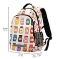 thumbnail image 2 of FORMRS Kids School Backpack Elementary Student Unisex Travel Bookbag with Reflective Stripes, Orange Jar, 2 of 7