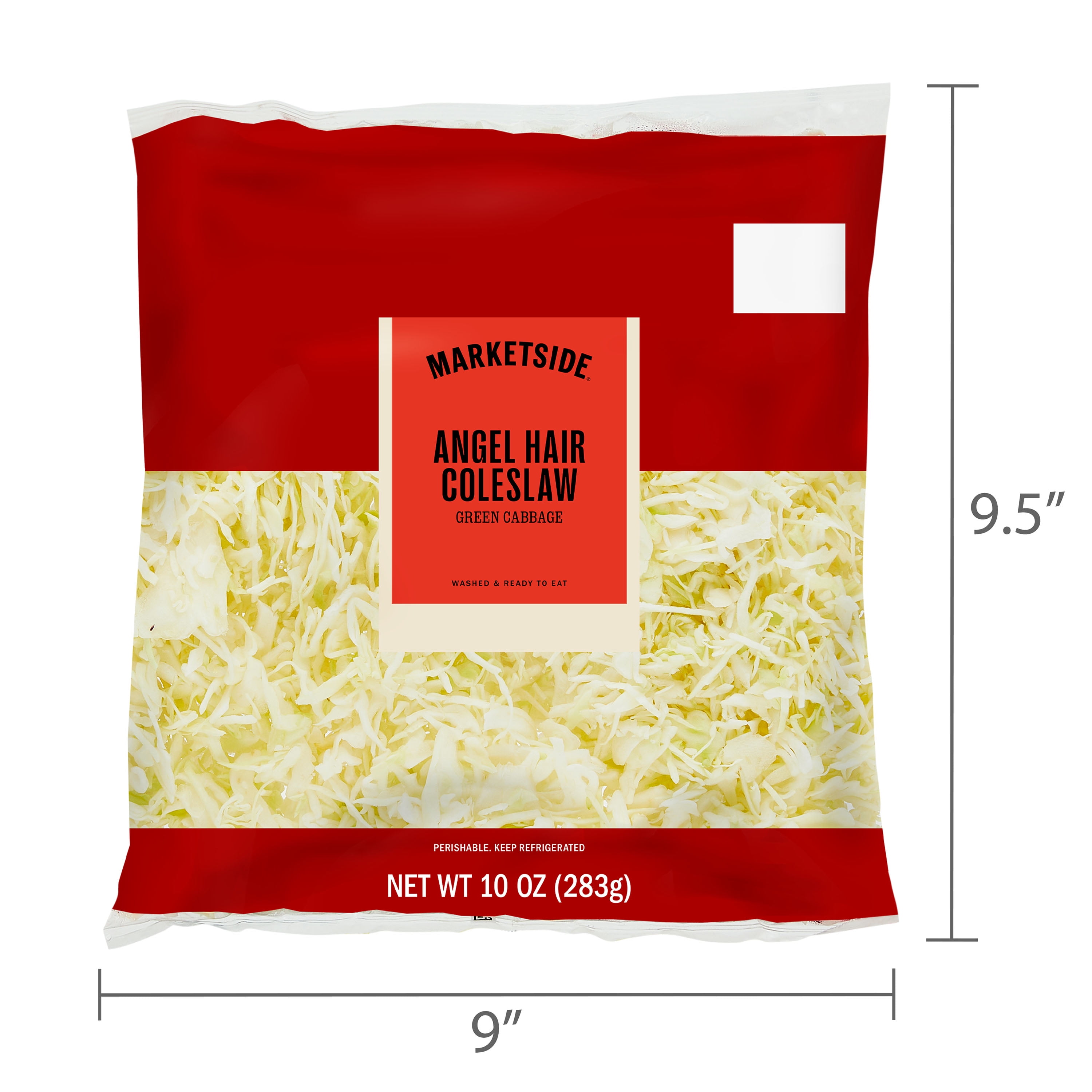 Marketside Angel Hair Cole Slaw, 10 oz Bag (Fresh)