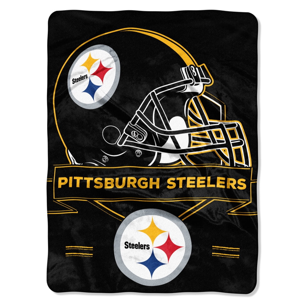 Pittsburgh Steelers Blanket 60x80 Raschel Prestige Design Walmart Canada