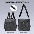 thumbnail image 5 of Kit Mochila Moda Casual Bolso Casual Para Mujer, 2 Piezas Negro, 5 of 5