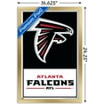 thumbnail image 3 of NFL Atlanta Falcons - Logo 21 Wall Poster, 14.725" x 22.375", Framed, 3 of 3