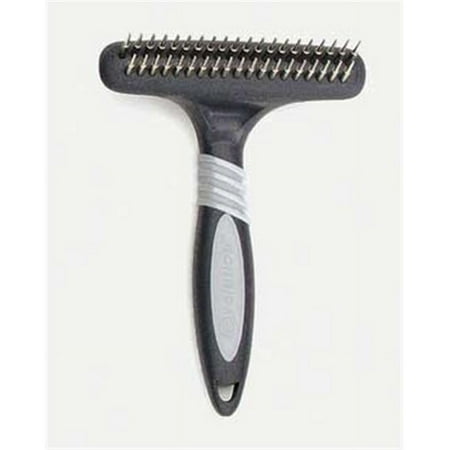 UPC: 0076484611018 | Evolution Undercoat Rake With Rotating Pins – Double Row – For Dense Coats – (5.5  Long X 4.5  Wide)