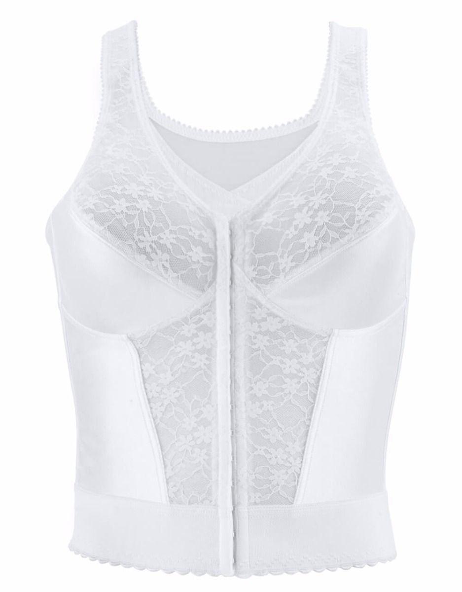 Exquisite Form Fully® Front Close Wirefree Longline Posture Bra with ...