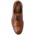 thumbnail image 4 of Vance Mens Alec Comfort Cap-toe Flexible Oxford Dress Shoe, Widths Available, 4 of 9