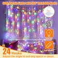 thumbnail image 2 of Cortina String Lights SINAMER 600LED multicolor de 6 x 3 m, 2 of 6