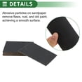 thumbnail image 4 of Hojas de Lija Hook & Loop Unique Bargains 140x115mm Negro 240 Grano Eficiente para Molienda y Pulido en Fabricación y Reparación de Automóviles, 4 of 7