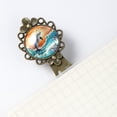 thumbnail image 5 of Dolphin Vintage Copper-Colored Lace Bookmarks: Stainless Steel Book Accessories, Gift Set for Readers and Book Lovers, 5 of 5
