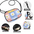 thumbnail image 3 of FORMRS Mini Crossbody Bag for Women Adjustable Rope Shoulder Casual Phone Purse, Light Blue Daisy, 3 of 7