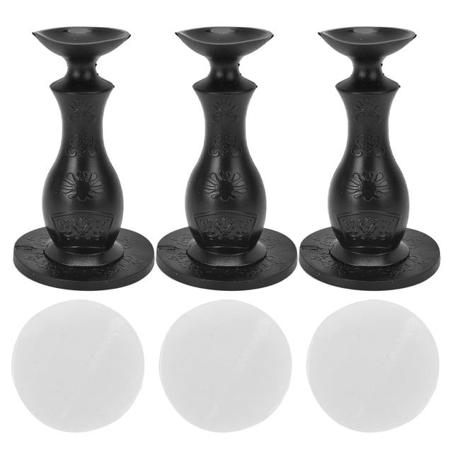 Support de Porte pour Laveuse, Butée de Porte Souple Multifonction avec Ventouse pour Usage Familial Noir