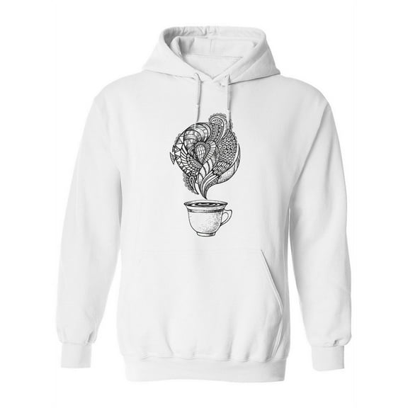 Cup Of Tea Sketch Hoodie Women -Image by Shutterstock, Female Small
