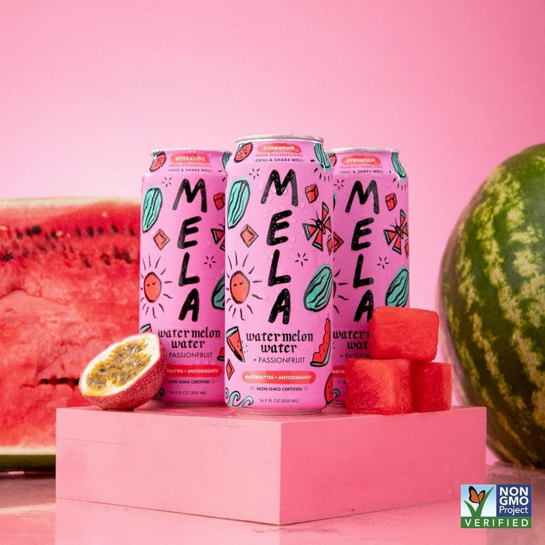 Mela Water Watermelon Juice Drink, Electrolytes & Antioxidants