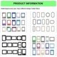 thumbnail image 2 of 60Pcs Sticker Set DIY PET Decorative Stickers Scrapbook Decal Sticker for Scrapbooking Journal Planner Notebook Album Art Hand DIY Craft Bullet Diarie, 2 of 4