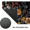 thumbnail image 4 of Floral Mouse Mat Vintage Aesthetic Flower Plant Black Extended Mouse Pad Large Gaming Mousepad Wildflower Mousepad Laptop Computer Keyboard Mat Cute Desk Mat for Desktop Office Supplies 35.4"x15.7", 4 of 7