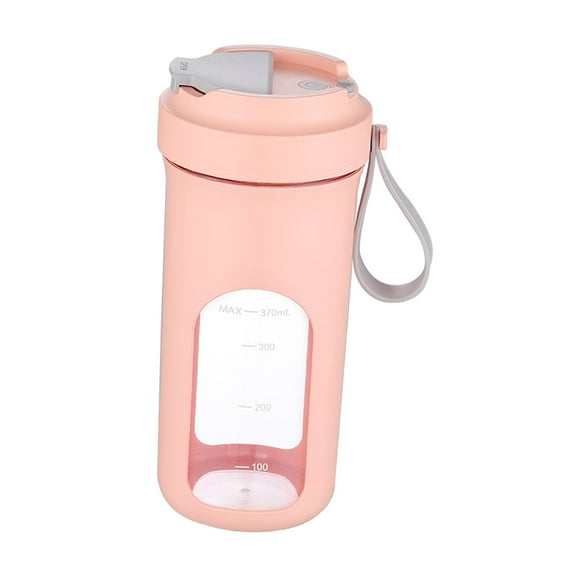 Mini licuadora personal portátil mayimx de 370 ml con Taza exprimidora para batidos y picnic Rosa Exprimidor eléctrico