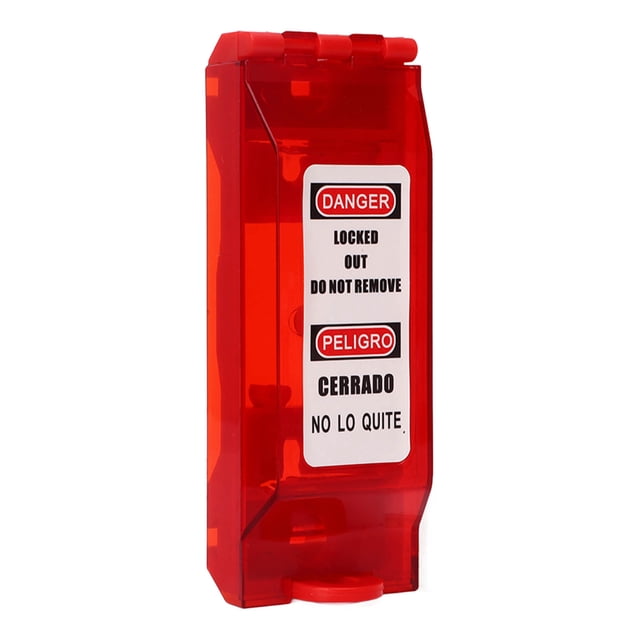 Candados de seguridad con tapa para interruptor de pared, candados de bloqueo y etiquetado, candado de seguridad con cable de bloqueo universal, eficiencia óptima