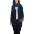 thumbnail image 4 of Mode pour Femmes Tassel Scarf, Bleu Rêve Tourbillon Long Châle, Léger et Chaud, 4 of 6