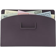 Quartet Magnetic 10" x 7" Mail Organizer Storage Pocket, Charcoal