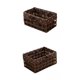 thumbnail image 1 of Storage basket,Storage Basket Woven Storage Baskets Organizer,Desktop Sundries Organizer Cosmetic Organizer,Woven Storage Basket Box Desktop Rectangular,Handmade Storage Baskets Desktop Home Macarena  none, 1 of 8