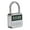 Silver white, variant on MOMOJIA Time Management Metal Lock LCD Display Travel Electronic Timer Padlock Anti-addiction Electronic Lock Easy to Setups
