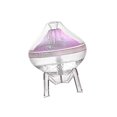 thumbnail image 3 of Tnarru Air Humidifier Maker Auto Shut Off Quiet Crack Pattern Low Noise 36ml Mini Humidifier for Living Room Fitness Room White, 3 of 8