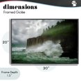 thumbnail image 5 of Stupell Industries Rustic Lodge Rushing Water Crashing Black Framed Giclee Art, 30 x 20, by Rick Berk, 5 of 9