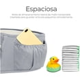 thumbnail image 5 of Raganet, Mochila Portabebés Multiusos, Cangurera de Bebé, Cabestrillos Portabebés, Soporte Firme para Bebé, 100% Poliester, Correar Ajustables y Acolchonadas, 3 Cinturones de Seguridad (Gris), 5 of 5