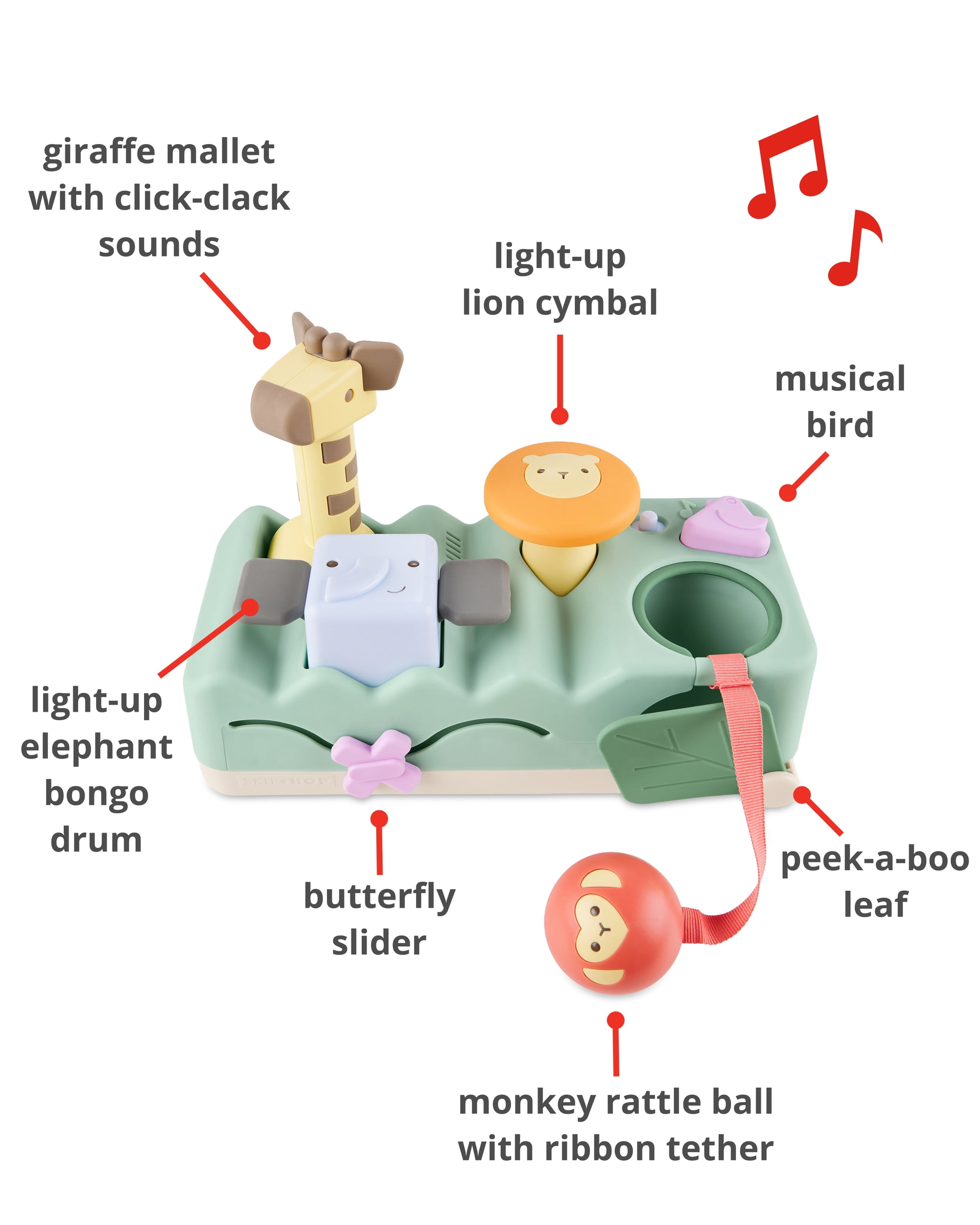 Skip Hop Geometric Wonders Musical Pounding Bench