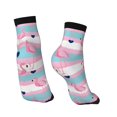 thumbnail image 4 of Bingfone Flamingo1 Design Patterned Men'S Women'S Casual Cotton Socks, 4 of 9