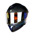 thumbnail image 2 of Casco Abatible De Moto Kov Thunder Racing Azul Dot, 2 of 5