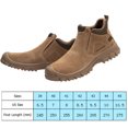 thumbnail image 3 of Zapatos deportivos de protección para hombre Zapatos sin cordones de PU a prueba de pinchazos para escalar senderismo Wdftyju Tenis De Mujer Tenis De Hombre, 3 of 8