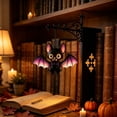 thumbnail image 5 of Vintage Library Lanterns Bookshelf Lamp, Ghost-Themed Decorative Bookend-Style Shelf Light, Warm LED Ambient Lighting, Battery Powered for Home Libraries and Reading Corners, 5 of 6