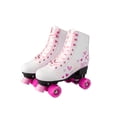 thumbnail image 3 of Patines Quads Ajustables de la talla 25 a 26.5, diseño corazón rosa Sweet Rocket Corazón rosa, 3 of 7