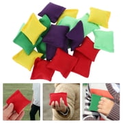 80-Pack Colorful Mini Bean Bags for Tossing Game, Small 2'' Nylon Bags Bulk Set for Sack Toss and Outdoor Fun