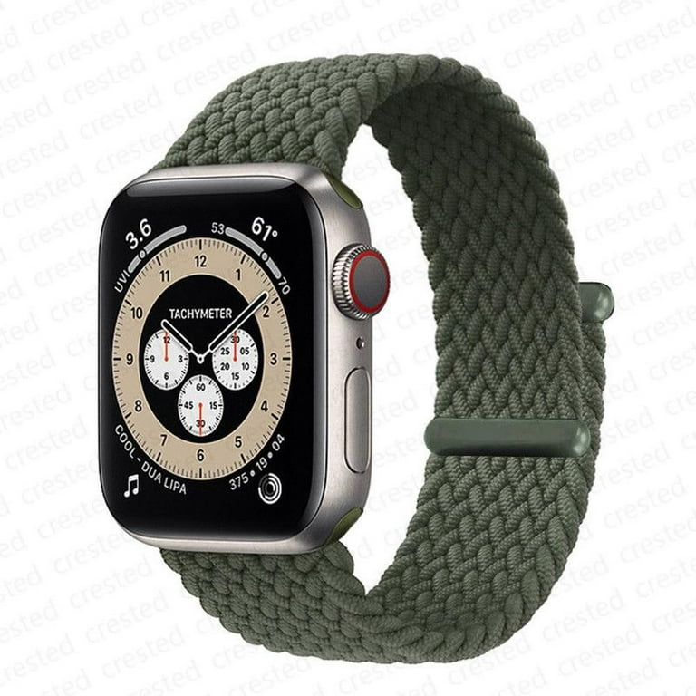 BXUXOHS Compatible with Braided Solo Loop Apple Watch Band 44mm
