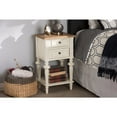 thumbnail image 3 of Marquetterie French Provincial Style Two-Tone 2-Drawer and 1-Shelf Nightstand, 3 of 3
