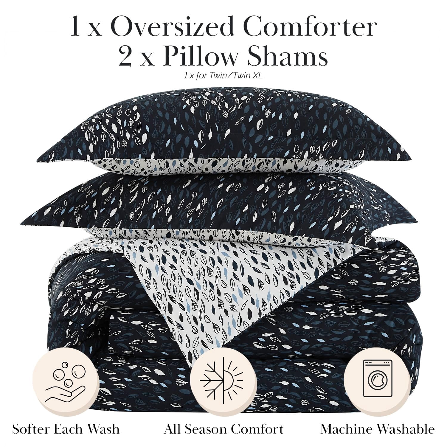 Premium Collection of Oversized Reversible Comforter Sets