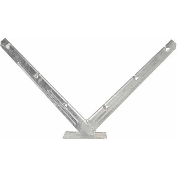 Barbed Wire Bracket Pair V-Shaped Galvanized Roll Fence Extension